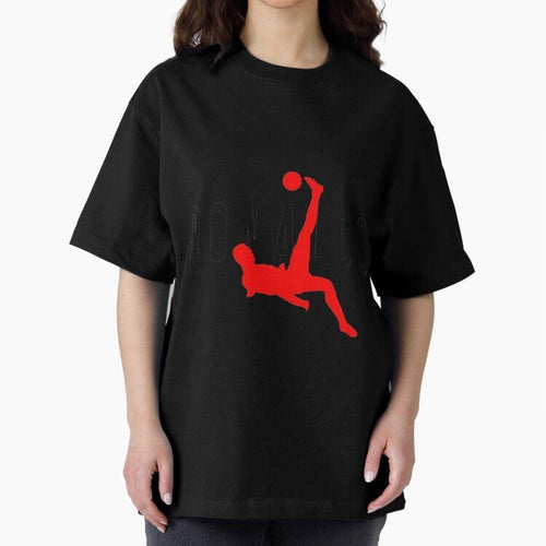 Air Ronaldo Classic T-Shirt Oversized T-Shirt Bring Home Global Football Passion for FIFA World Cup 2026, Highlighting Messi and Cristiano Ronaldo, England, France and Netherlands, Championship Spirit, Famous Goals, Roaring Crowds and International