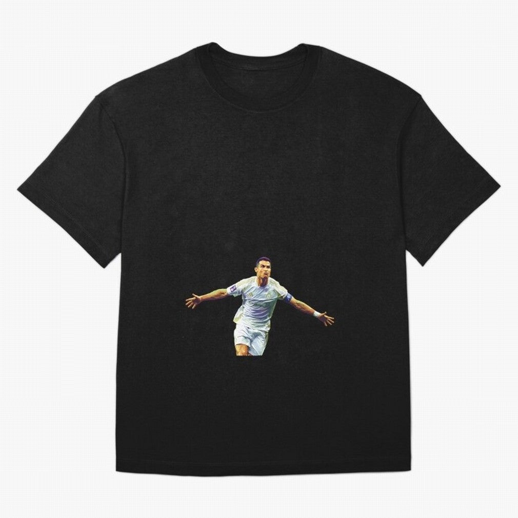 Ronaldo pop art Oversized T-Shirt Build FIFA World Cup 2026 Highlighting Haaland, France Energy, Sports Nostalgia, International Competition, Famous Players and Unforgettable Victories; Ideal for Passionate Fans Who Love Underdog Stories, Superstar