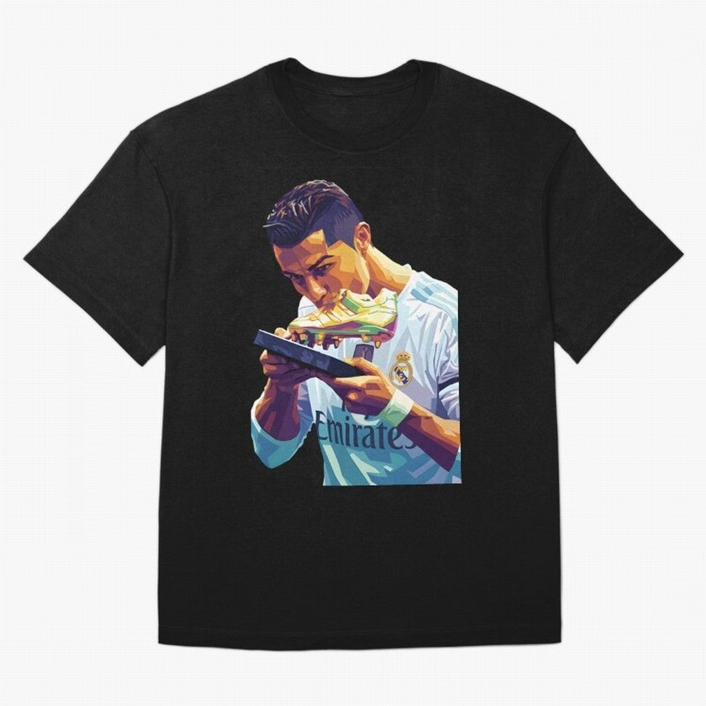 Ronaldo pop art Oversized T-Shirt Enjoy the Biggest Football Party of Global Football Passion for FIFA World Cup 2026 USA Canada Mexico, Centered on Mbappe, Argentina and Brazil, Game Day Rituals, Football Legends, Country Pride and the Road to the