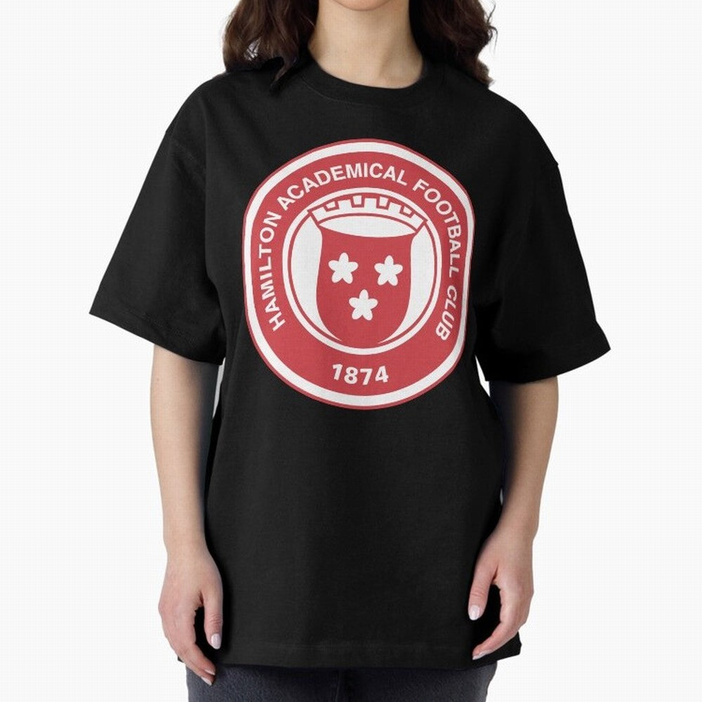 Hamilton Accies Football Club Oversized T-Shirt Celebrate Global Passion for FIFA World Cup 2026 Filled with Haaland, Portugal, Spain and Germany Energy, Global Supporter Spirit, Legendary Goals, National Colors and Tournament Celebration; Ideal