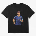 Ronaldo pop art Oversized T-Shirt Feel the Roar of the FIFA World Cup 2026 Journey through Messi, Neymar and Mbappe Highlights, France Pride, Soccer Culture, Superstar Moments, National Team Dreams and Competitive Fire; Great for Supporters Who