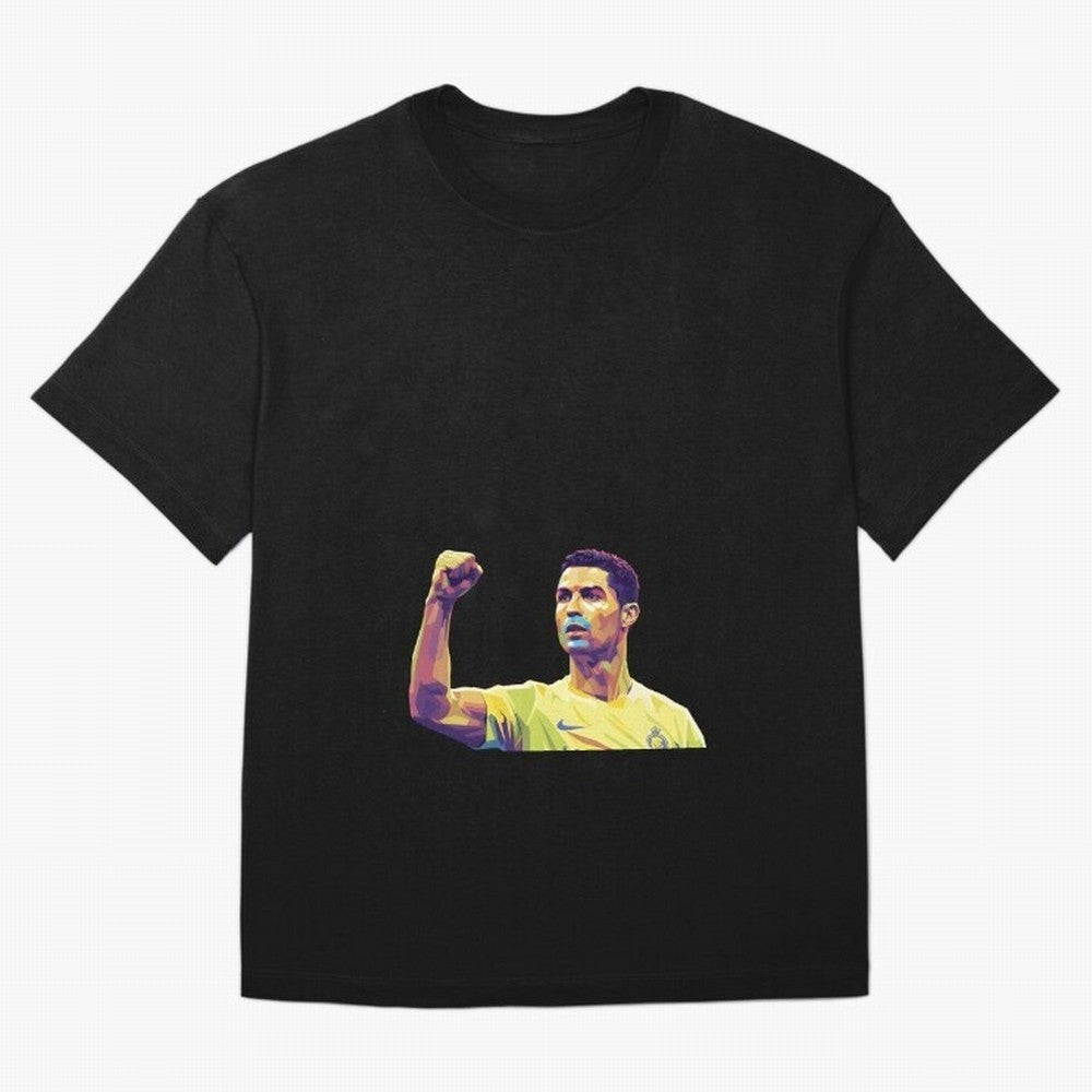 Ronaldo pop art Oversized T-Shirt Bring Home FIFA World Cup 2026 USA Canada Mexico for Fans of Haaland and England and Germany, Bringing Tournament Hype, Historic Matchups, Family Viewing Parties and Global Sports Pride; Created for Match Day