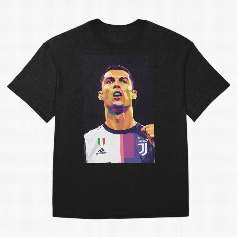 Ronaldo pop art Oversized T-Shirt Bring Match Day Fire to FIFA World Cup 2026 USA Canada Mexico for Fans of Haaland and Brazil, Bringing Classic Soccer Heritage, Championship Pressure, Fan Loyalty and International Pride; Created for Match Day