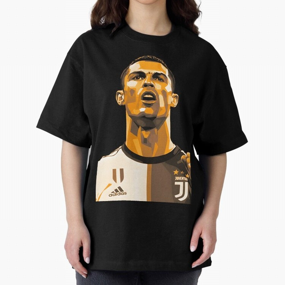 Ronaldo Oversized T-Shirt Bring Stadium Energy to Match Day Hype around FIFA World Cup 2026 USA Canada Mexico, Haaland and Mbappe, Brazil, Goal Celebration Energy, Supporter Heritage, Football Icons and Worldwide Tournament Joy; Great for