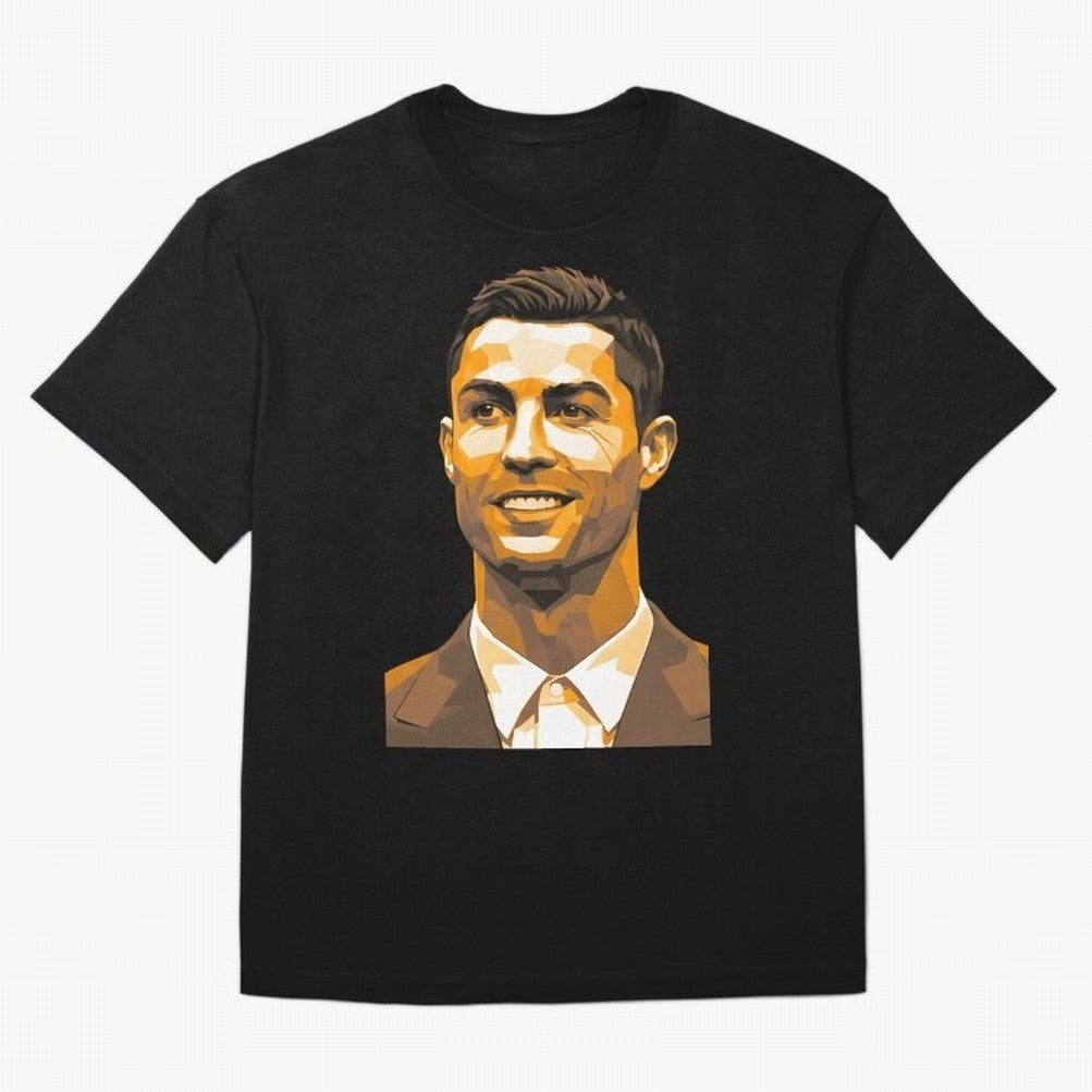 Ronaldo Oversized T-Shirt Make Game Day About FIFA World Cup 2026 for Fans of Cristiano Ronaldo, Haaland and CR7 and France and Portugal, Bringing Sports Nostalgia, International Competition, Famous Players and Unforgettable Victories; Built for