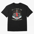 All I Want For Christmas Is Siuuu CR7 fans Christian Ronaldo Xmas Oversized T-Shirt Experience the FIFA World Cup 2026 Journey through Cristiano Ronaldo, Haaland and CR7 Highlights, Germany Pride, Global Supporter Spirit, Legendary Goals, National
