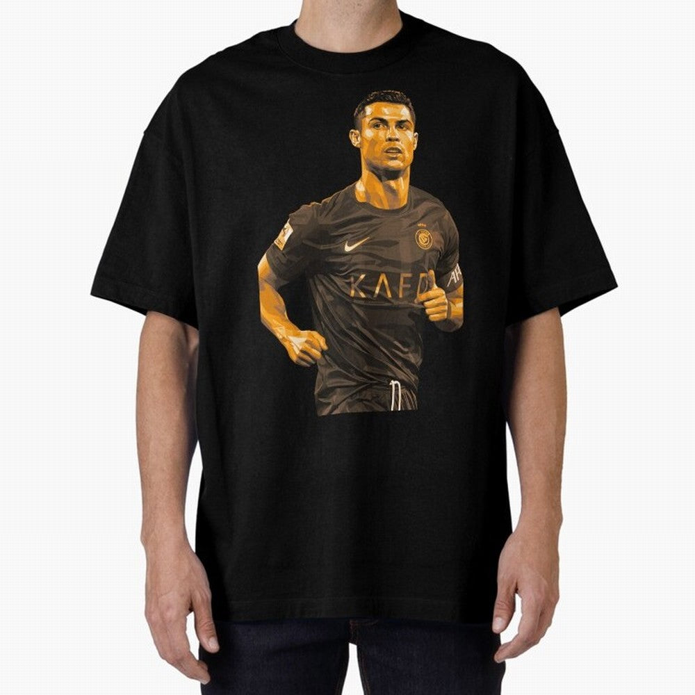 Ronaldo Oversized T-Shirt Bring Legendary Rivalry Energy to Match Day Hype around FIFA World Cup 2026 Group Stage, Messi, Neymar and Mbappe, England, Global Supporter Spirit, Legendary Goals, National Colors and Tournament Celebration; Built for