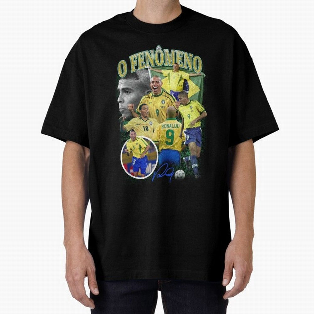 O Fenomeno Ronaldo Oversized T-Shirt Celebrate Every Goal in FIFA World Cup 2026 Group Stage Made for Messi, CR7 and Mbappe, Portugal, Spain and Germany Energy, Tournament Hype, Historic Matchups, Family Viewing Parties and Global Sports Pride;