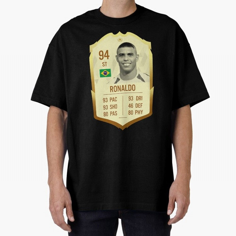 Ronaldo Ultimate Card Oversized T-Shirt Experience the Global Stage of Global Football Passion for FIFA World Cup 2026 Group Stage, with Cristiano Ronaldo, Netherlands, Soccer Culture, Superstar Moments, National Team Dreams and Competitive Fire;