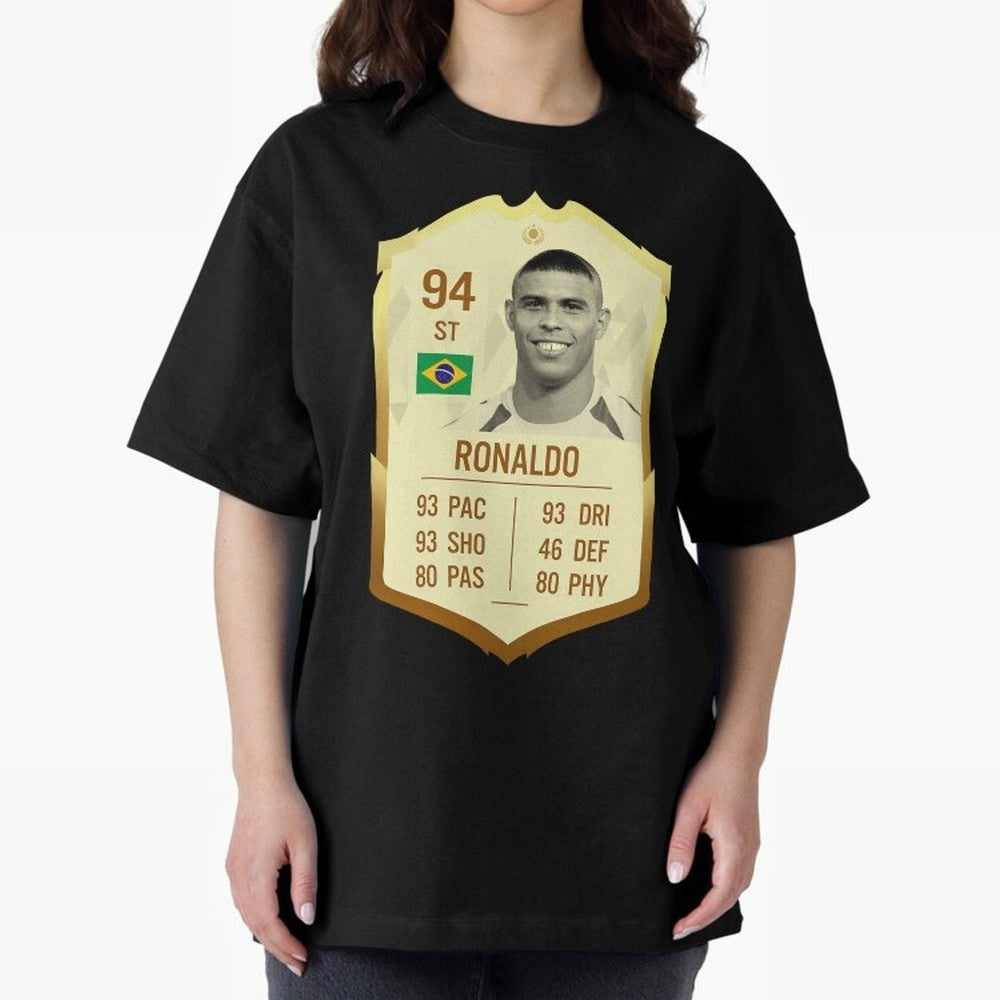 Ronaldo Ultimate Card Oversized T-Shirt Experience the Global Stage of Global Football Passion for FIFA World Cup 2026 Group Stage, with Cristiano Ronaldo, Netherlands, Soccer Culture, Superstar Moments, National Team Dreams and Competitive Fire;