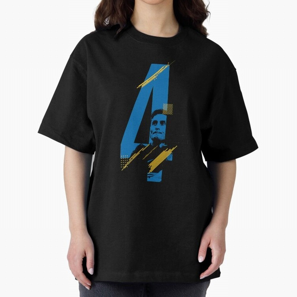 Javier Zanetti - El Tractor Oversized T-Shirt Join FIFA World Cup 2026 Group Stage for Fans of CR7 and Portugal, Spain and Germany, Bringing Retro Football Energy, Iconic Rivalries, Trophy Chase Drama and Stadium Atmosphere; Perfect for People Who