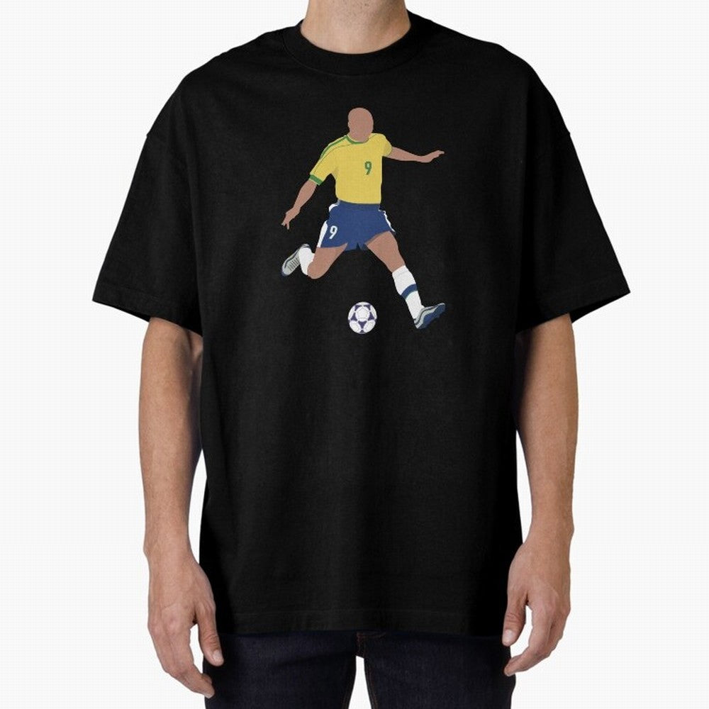 Ronaldo Lu¨ªs Naz¨¢rio de Lima - R9 Oversized T-Shirt Honor Football Greatness during FIFA World Cup 2026 USA Canada Mexico Spirit, Driven by Portugal, Spain and Germany, Neymar, Classic Soccer Heritage, Championship Pressure, Fan Loyalty and