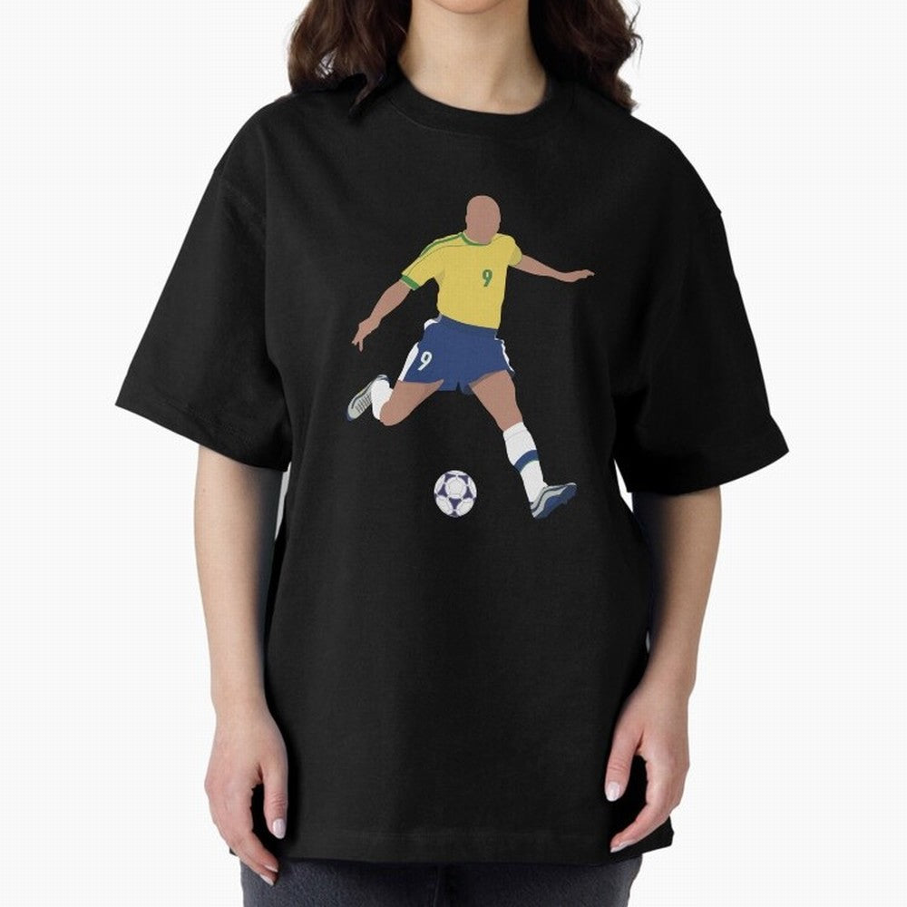 Ronaldo Lu¨ªs Naz¨¢rio de Lima - R9 Oversized T-Shirt Honor Football Greatness during FIFA World Cup 2026 USA Canada Mexico Spirit, Driven by Portugal, Spain and Germany, Neymar, Classic Soccer Heritage, Championship Pressure, Fan Loyalty and
