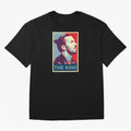 Ibrahimovic Hope Poster Oversized T-Shirt Represent Football Lovers during FIFA World Cup 2026 Group Stage for Fans of Mbappe and Neymar and Brazil, Bringing Vintage Soccer Flavor, Modern Football Stars, National Flags and Final Night Emotion;