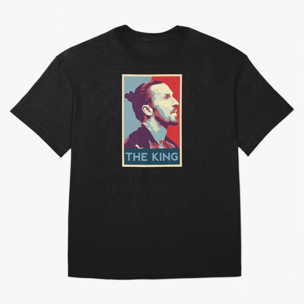 Ibrahimovic Hope Poster Oversized T-Shirt Represent Football Lovers during FIFA World Cup 2026 Group Stage for Fans of Mbappe and Neymar and Brazil, Bringing Vintage Soccer Flavor, Modern Football Stars, National Flags and Final Night Emotion;