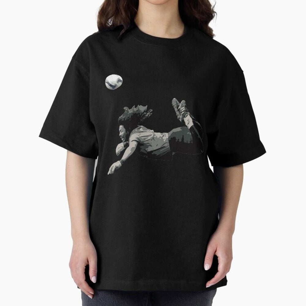 Rene Higuitas Scorpion kick35 Oversized T-Shirt Support Iconic Players in FIFA World Cup 2026 USA Canada Mexico Connected to Neymar, Brazil, Portugal and Argentina Energy, Soccer Culture, Superstar Moments, National Team Dreams and Competitive
