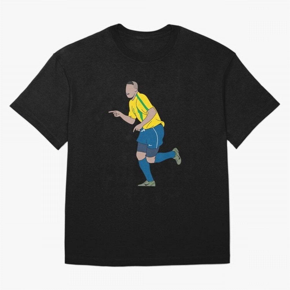 Ronaldo R9 Brazil (2002 WC) Oversized T-Shirt Carry the FIFA World Cup 2026 Group Stage Journey through Mbappe and Neymar Highlights, France Pride, Champion Mindset, Group Stage Buzz, Knockout Tension and Passionate Fan Culture; Perfect for Fans,