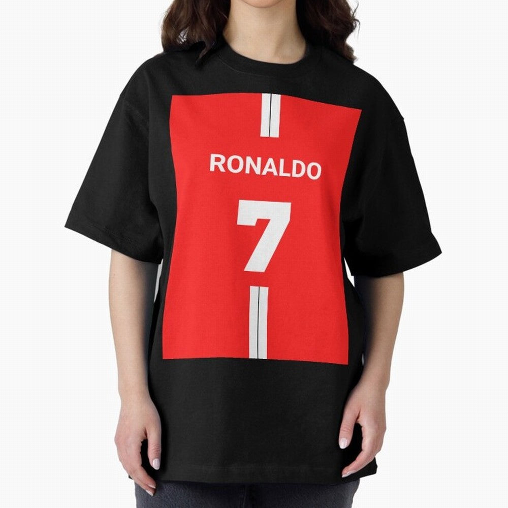 Ronaldo Jersey - 7 Back to Manchester Oversized T-Shirt Experience FIFA World Cup 2026 USA Canada Mexico for Fans of Cristiano Ronaldo, Haaland and CR7 and Spain and Netherlands, Bringing Goal Celebration Energy, Supporter Heritage, Football Icons