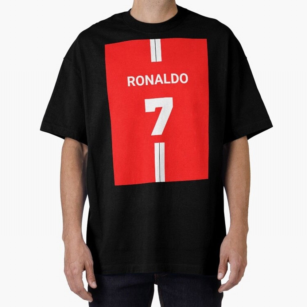 Ronaldo Jersey - 7 Back to Manchester Oversized T-Shirt Experience FIFA World Cup 2026 USA Canada Mexico for Fans of Cristiano Ronaldo, Haaland and CR7 and Spain and Netherlands, Bringing Goal Celebration Energy, Supporter Heritage, Football Icons
