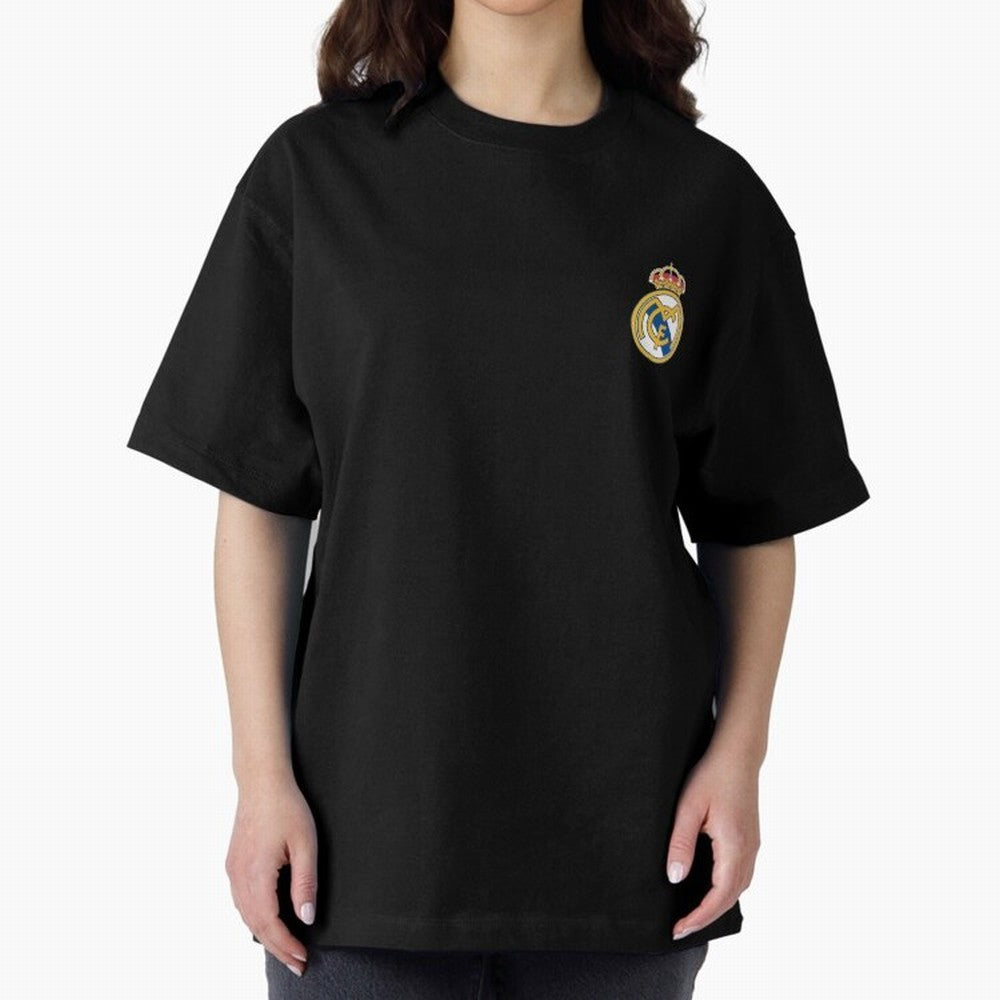 Madrid Football Logo Oversized T-Shirt Get Ready for FIFA World Cup 2026 USA Canada Mexico Spirit, with England and Germany, Neymar, Haaland and Cristiano Ronaldo, Retro Football Energy, Iconic Rivalries, Trophy Chase Drama and Stadium Atmosphere;