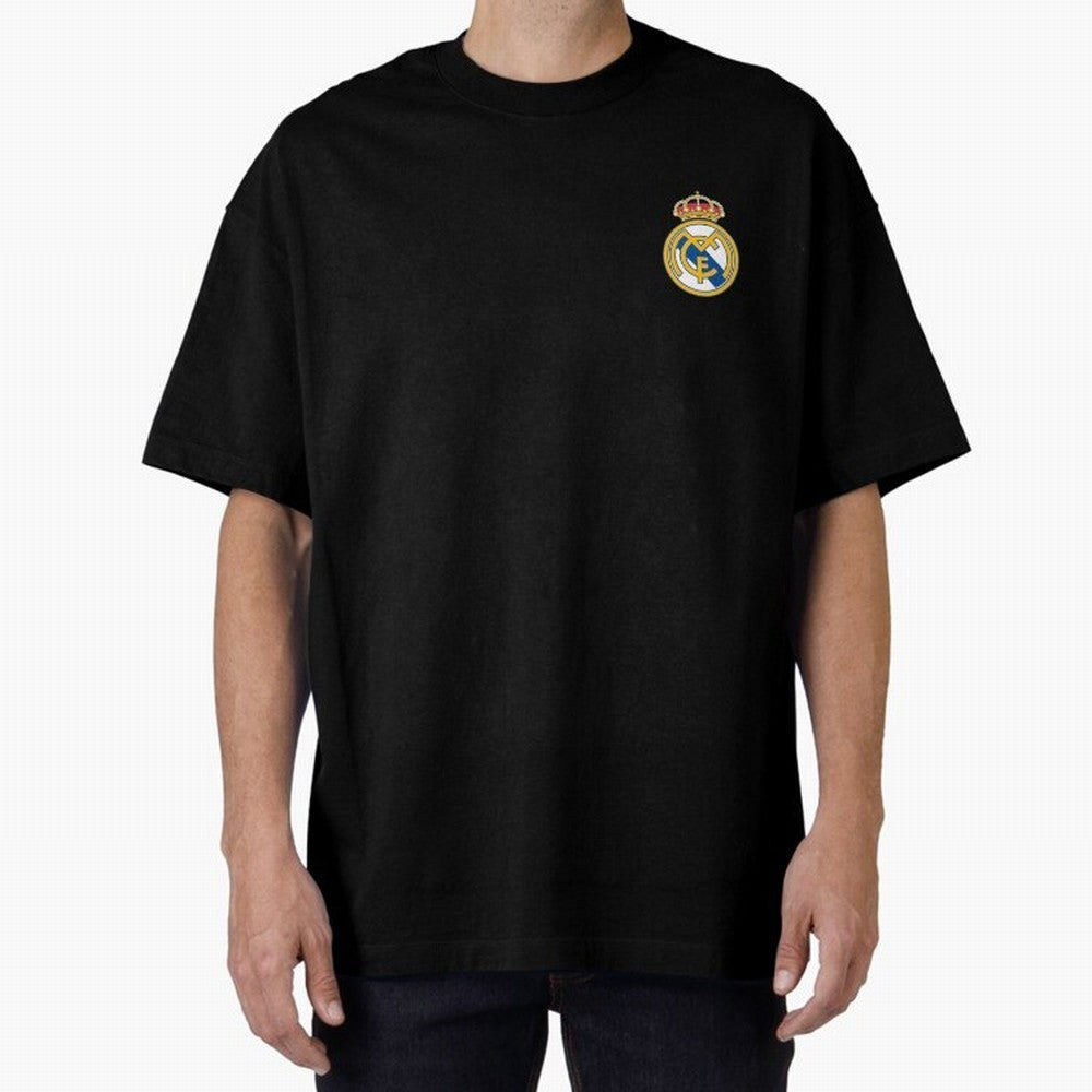 Madrid Football Logo Oversized T-Shirt Get Ready for FIFA World Cup 2026 USA Canada Mexico Spirit, with England and Germany, Neymar, Haaland and Cristiano Ronaldo, Retro Football Energy, Iconic Rivalries, Trophy Chase Drama and Stadium Atmosphere;