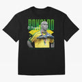 Ronaldo 3 Time Fifa World Player Of The Year Oversized T-Shirt Capture Stadium Memories from FIFA World Cup 2026 Group Stage Spirit, Inspired by Netherlands, Messi, Stadium Memories, Football Loyalty, International Chants and Championship