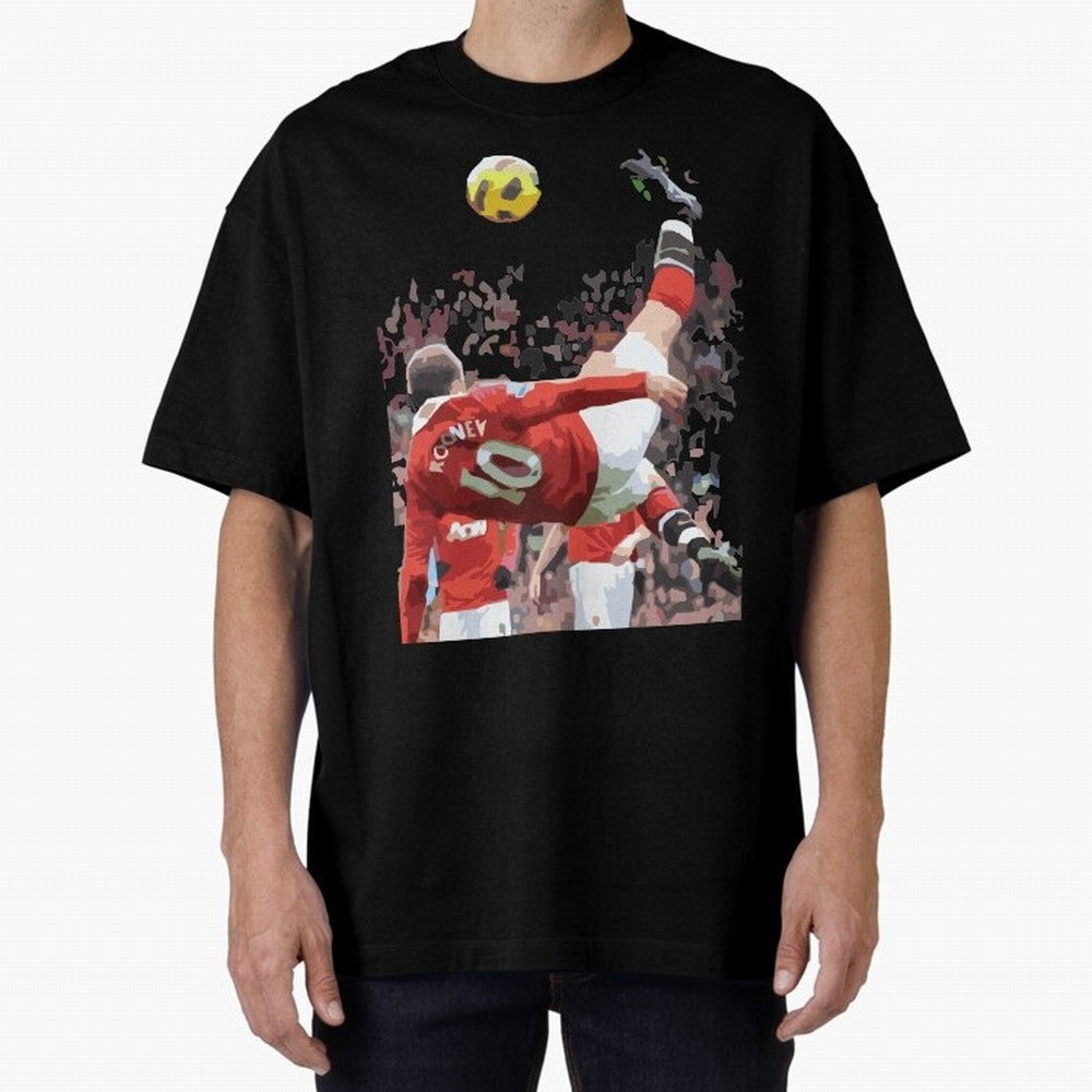 WAYNE ROONEY Oversized T-Shirt Back Your Heroes with Match Day Hype around FIFA World Cup 2026 Group Stage, CR7 and Messi, England and Germany, Tournament Hype, Historic Matchups, Family Viewing Parties and Global Sports Pride; Perfect for Fans,