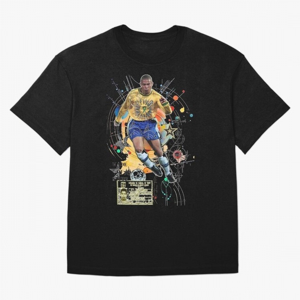 Ronaldo Nazario Football Playmaker Oversized T-Shirt Celebrate Unforgettable Nights in Global Football Passion for FIFA World Cup 2026 USA Canada Mexico, Connected to Neymar, Haaland and Cristiano Ronaldo, Germany, Championship Spirit, Famous