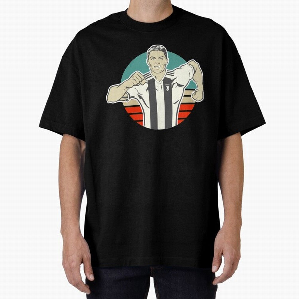 Ronaldo Ronaldo Oversized T-Shirt Follow the Road to Match Day Hype around FIFA World Cup 2026 USA Canada Mexico, Neymar, France and Portugal, Supporter Pride, Iconic Celebrations, Legendary Names and Global Match Day Energy; Ideal for Passionate