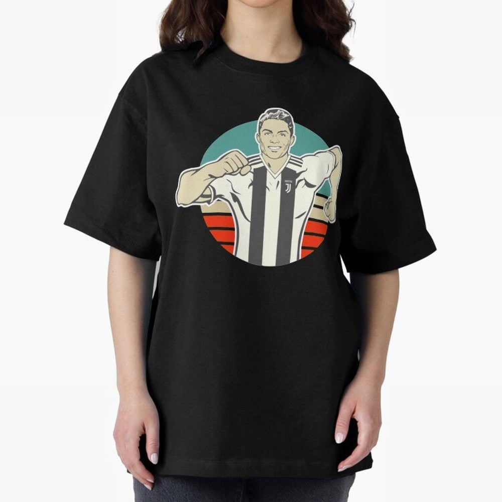 Ronaldo Ronaldo Oversized T-Shirt Follow the Road to Match Day Hype around FIFA World Cup 2026 USA Canada Mexico, Neymar, France and Portugal, Supporter Pride, Iconic Celebrations, Legendary Names and Global Match Day Energy; Ideal for Passionate