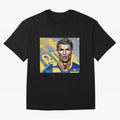 Ronaldo al nassr Oversized T-Shirt Make Memories around Global Football Passion for FIFA World Cup 2026 USA Canada Mexico, Centered on Mbappe, Portugal, Vintage Soccer Flavor, Modern Football Stars, National Flags and Final Night Emotion; Perfect