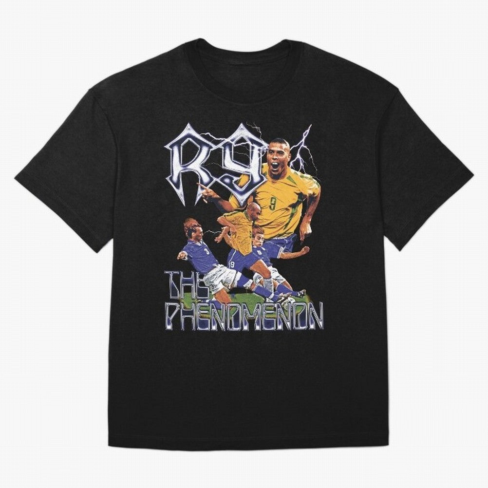 R9, The Phenomenon Oversized T-Shirt Honor the Football Icons of FIFA World Cup 2026 Group Stage Spirit, with Portugal, Messi, Championship Spirit, Famous Goals, Roaring Crowds and International Football Unity; Ideal for Fans Who Follow Messi,