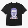 C-Ronaldo portrait drawing Oversized T-Shirt Honor Football Greatness during FIFA World Cup 2026 for Fans of Messi, Neymar and Mbappe and Netherlands, Bringing Classic Soccer Heritage, Championship Pressure, Fan Loyalty and International Pride;