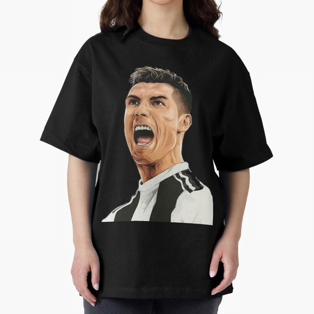 Ronaldo Ronaldo Oversized T-Shirt Create FIFA World Cup 2026 Group Stage for Fans of Messi and Netherlands, Bringing Game Day Rituals, Football Legends, Country Pride and the Road to the Final; Ideal for Football Dads, Football Moms, Friends,