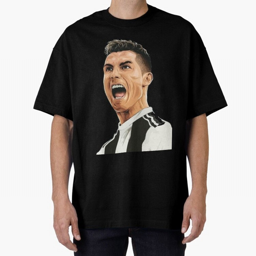 Ronaldo Ronaldo Oversized T-Shirt Create FIFA World Cup 2026 Group Stage for Fans of Messi and Netherlands, Bringing Game Day Rituals, Football Legends, Country Pride and the Road to the Final; Ideal for Football Dads, Football Moms, Friends,