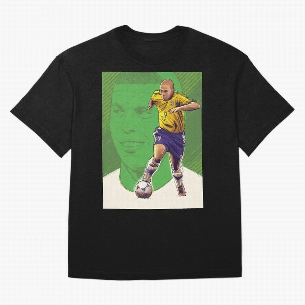 Wallpaper Ronaldo Nazario Oversized T-Shirt Enjoy Match Day Hype around FIFA World Cup 2026 Group Stage, Messi, CR7 and Mbappe, Netherlands, Global Supporter Spirit, Legendary Goals, National Colors and Tournament Celebration; Perfect for