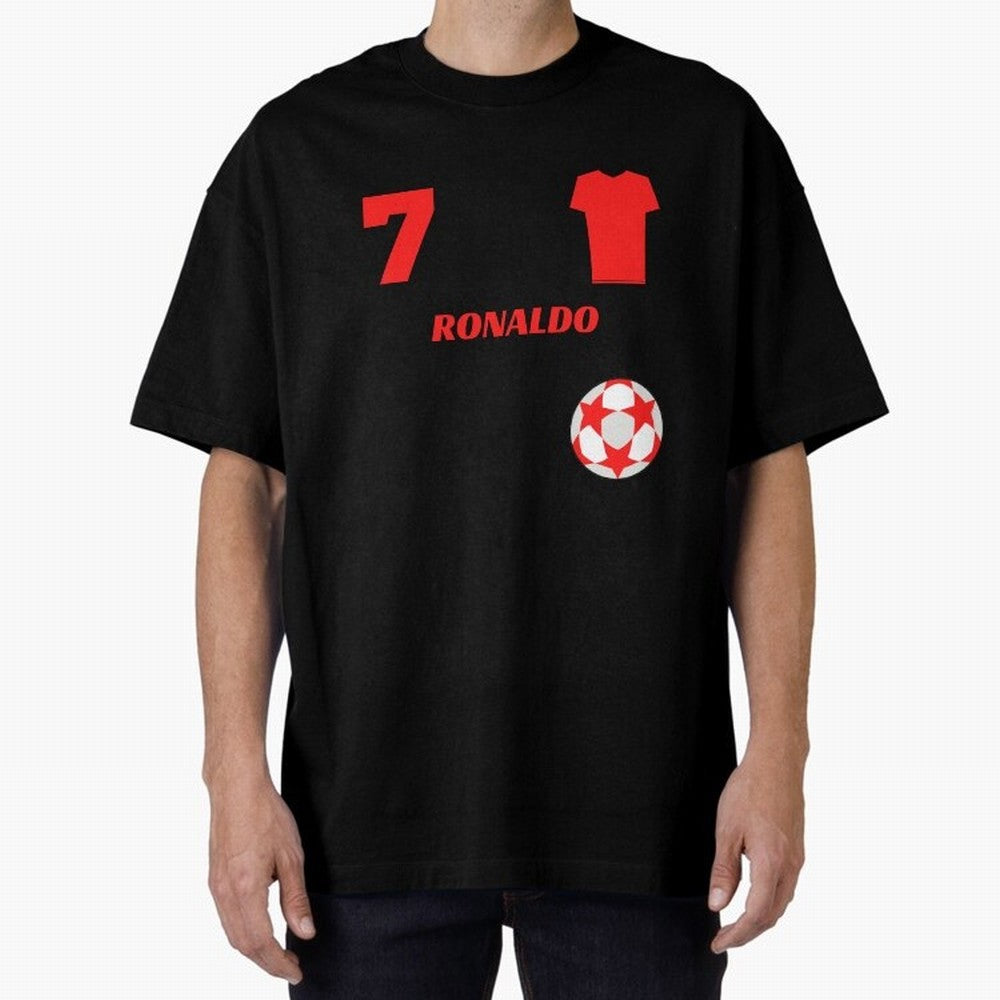 Ronaldo 7 - Man U Back to Manchester Oversized T-Shirt Feel the Roar of FIFA World Cup 2026 Group Stage Spirit, Inspired by Spain, Mbappe and Neymar, Football Passion, Legendary Performances, Festival Vibes and Supporter Community; Built for