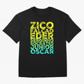 Brazil 1982 zico socrates eder best team never to win world cup79 Oversized T-Shirt Bring Global Tournament Vibes to Match Day Hype around FIFA World Cup 2026 Group Stage, Cristiano Ronaldo, Haaland and CR7, Argentina, France and Brazil, Football