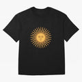 Argentina's Sun Oversized T-Shirt Cheer for Global Football Passion for FIFA World Cup 2026, Highlighting Messi, Neymar and Mbappe, England and Germany, Championship Spirit, Famous Goals, Roaring Crowds and International Football Unity; Made for