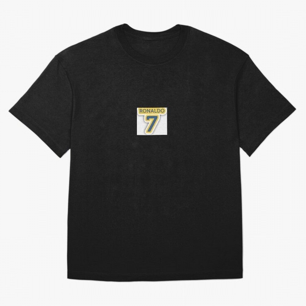 Ronaldo sticker Oversized T-Shirt Discover Global Football Passion for FIFA World Cup 2026, Inspired by Mbappe, Portugal, Classic Soccer Heritage, Championship Pressure, Fan Loyalty and International Pride; Made for Collectors Who Enjoy Iconic