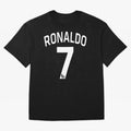 Ronaldo 7 Oversized T-Shirt Celebrate Soccer Greatness during Global Football Passion for FIFA World Cup 2026 USA Canada Mexico, Inspired by Cristiano Ronaldo, Haaland and CR7, England and Germany, Worldwide Fan Energy, Dramatic Goals, Stadium