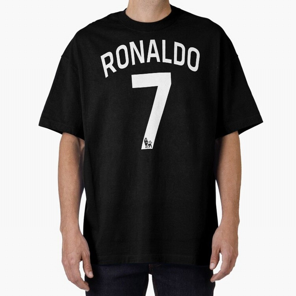 Ronaldo 7 Oversized T-Shirt Celebrate Soccer Greatness during Global Football Passion for FIFA World Cup 2026 USA Canada Mexico, Inspired by Cristiano Ronaldo, Haaland and CR7, England and Germany, Worldwide Fan Energy, Dramatic Goals, Stadium