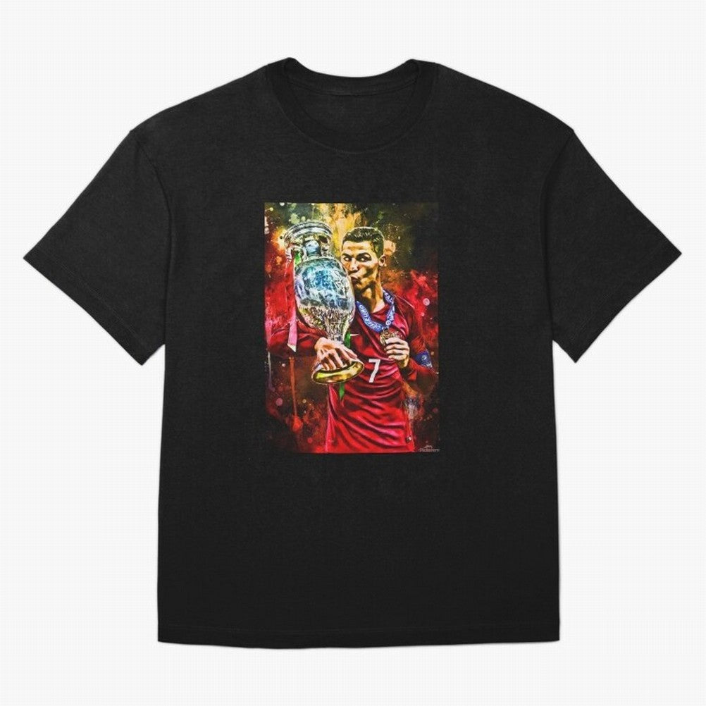 Christiano Ronaldo Oversized T-Shirt Follow Match Day Hype around FIFA World Cup 2026, Mbappe, Netherlands, Fan Favorite Moments, National Team Passion, Big Match Drama and Soccer History; Perfect for Supporters Who Want Bold Football Energy,