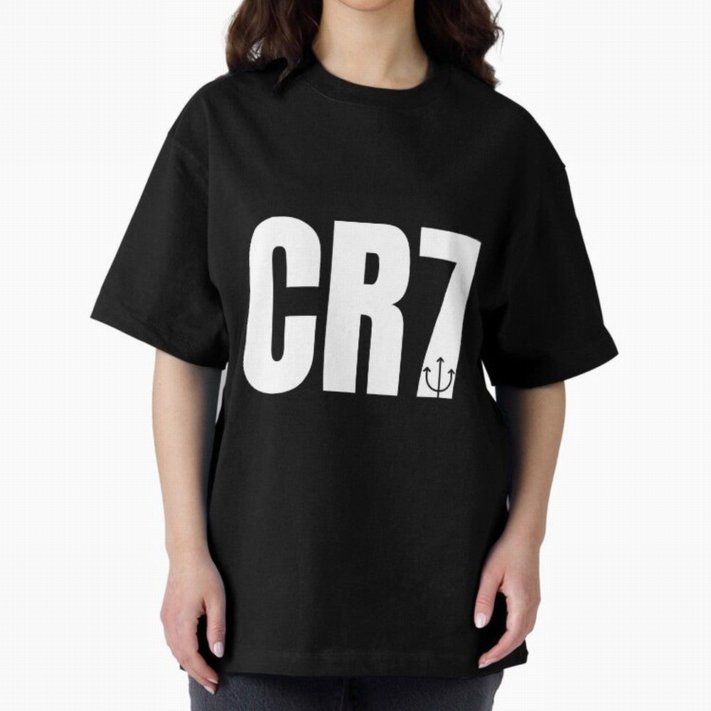CR7 - Cristiano Ronaldo Manchester United 2021 Oversized T-Shirt Celebrate the Road through FIFA World Cup 2026 Group Stage Spirit, Centered on England and Germany, CR7 and Messi, Vintage Soccer Flavor, Modern Football Stars, National Flags and