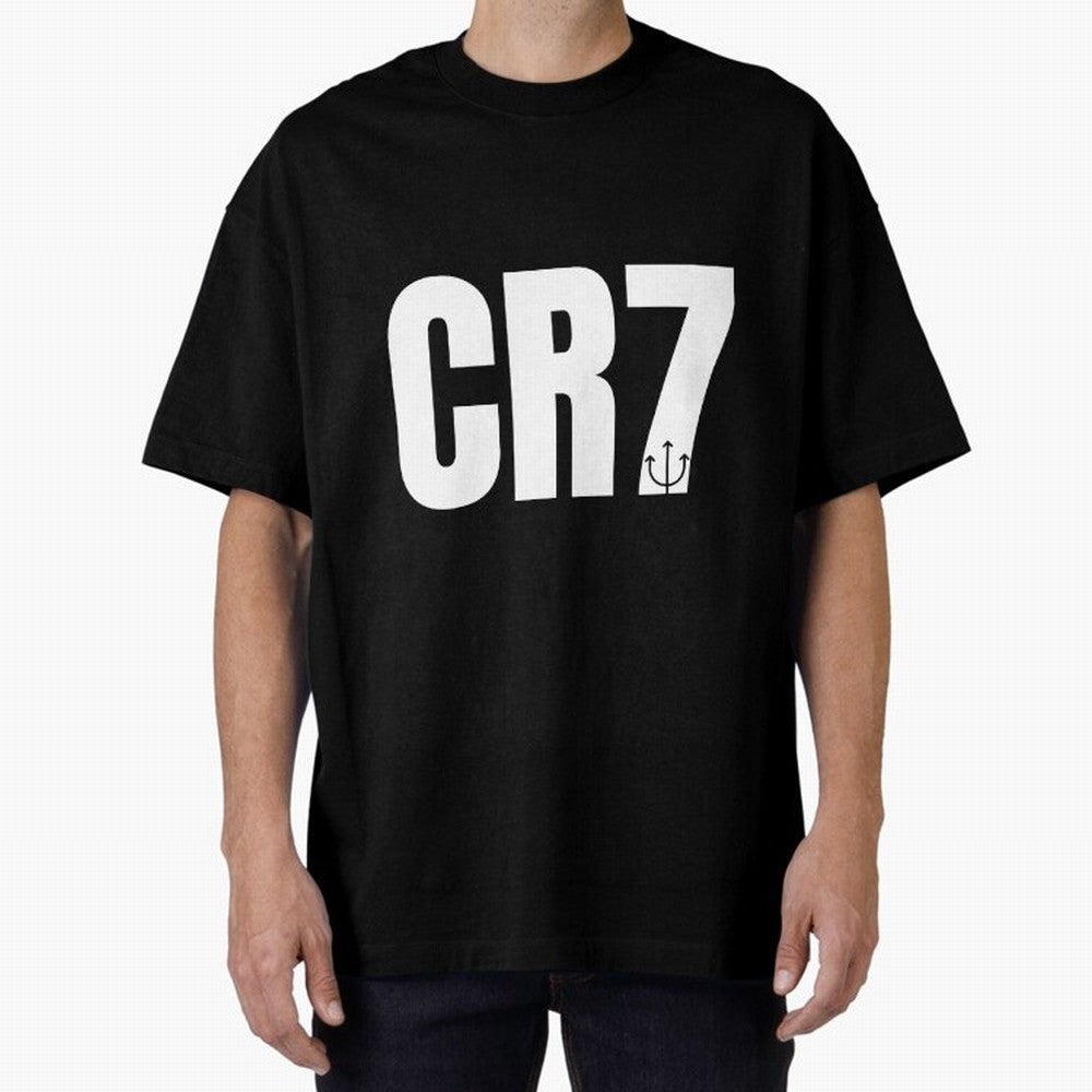 CR7 - Cristiano Ronaldo Manchester United 2021 Oversized T-Shirt Celebrate the Road through FIFA World Cup 2026 Group Stage Spirit, Centered on England and Germany, CR7 and Messi, Vintage Soccer Flavor, Modern Football Stars, National Flags and