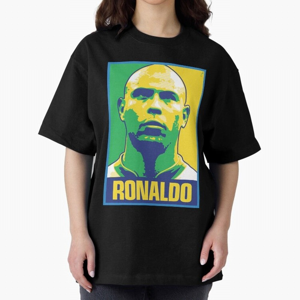 Ronaldo - BRAZIL Oversized T-Shirt Upgrade the FIFA World Cup 2026 Group Stage Journey through Cristiano Ronaldo Highlights, England and Germany Pride, Classic Soccer Heritage, Championship Pressure, Fan Loyalty and International Pride; Made for