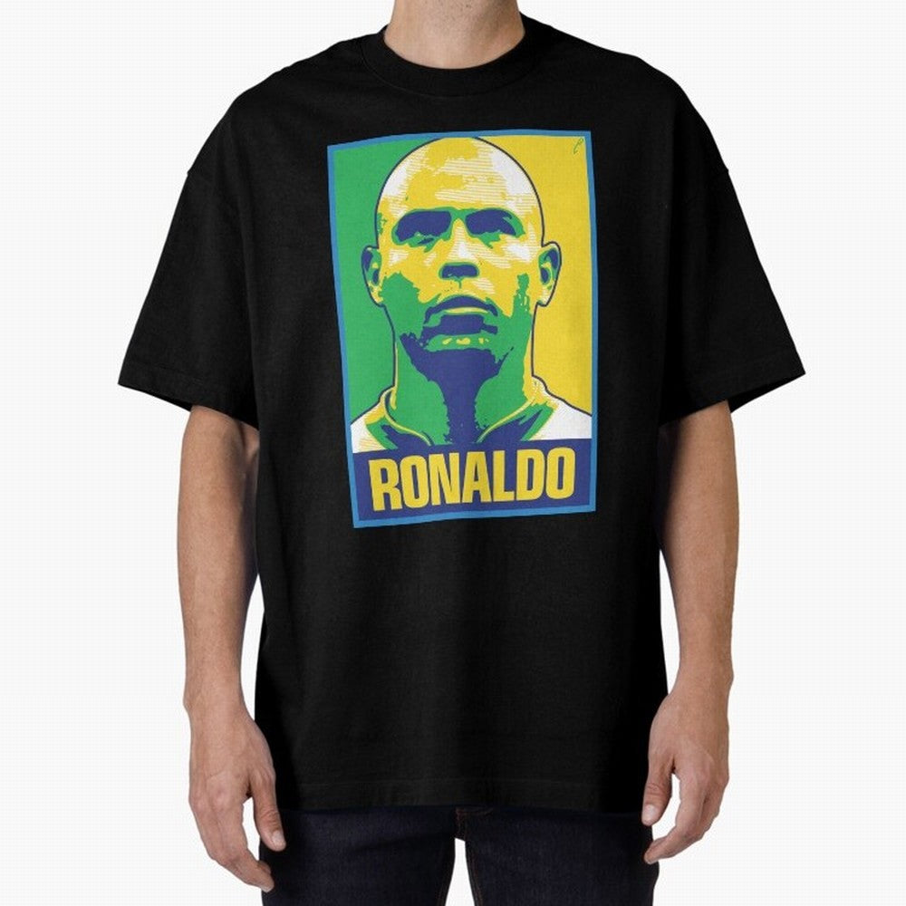 Ronaldo - BRAZIL Oversized T-Shirt Upgrade the FIFA World Cup 2026 Group Stage Journey through Cristiano Ronaldo Highlights, England and Germany Pride, Classic Soccer Heritage, Championship Pressure, Fan Loyalty and International Pride; Made for