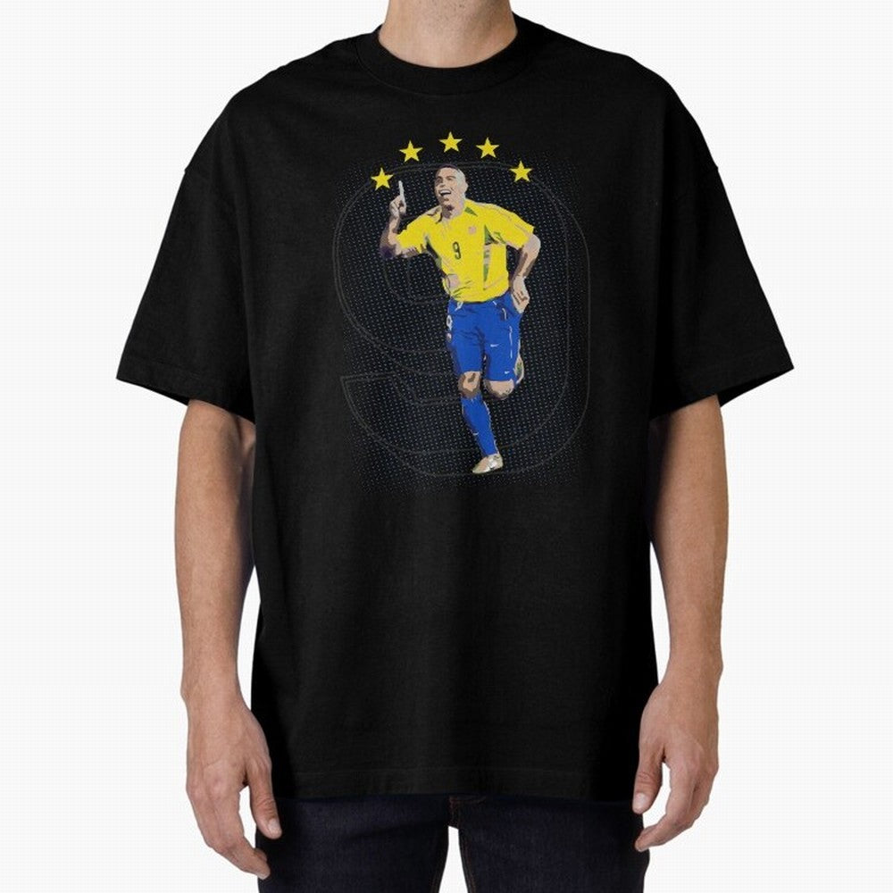 Ronaldo Fenomeno Oversized T-Shirt Embrace FIFA World Cup 2026 Spirit, Inspired by Portugal, Cristiano Ronaldo, Haaland and CR7, Champion Mindset, Group Stage Buzz, Knockout Tension and Passionate Fan Culture; Perfect for Fans, Collectors, Family