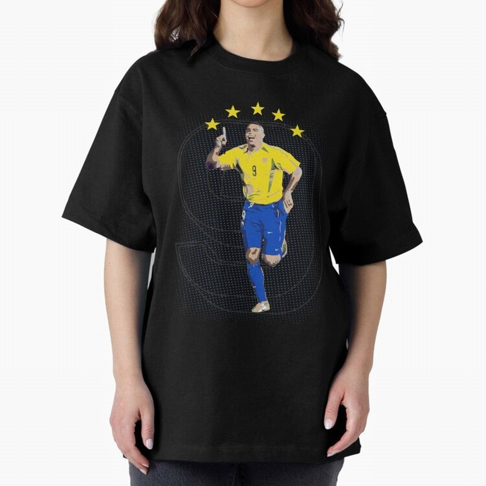 Ronaldo Fenomeno Oversized T-Shirt Embrace FIFA World Cup 2026 Spirit, Inspired by Portugal, Cristiano Ronaldo, Haaland and CR7, Champion Mindset, Group Stage Buzz, Knockout Tension and Passionate Fan Culture; Perfect for Fans, Collectors, Family