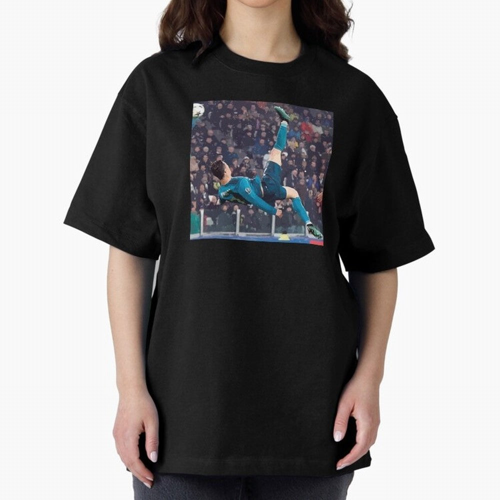 Chilean from CR7 Oversized T-Shirt Refresh FIFA World Cup 2026 for Fans of Haaland and Mbappe and Argentina and Brazil, Bringing Vintage Soccer Flavor, Modern Football Stars, National Flags and Final Night Emotion; Built for Supporters Chasing
